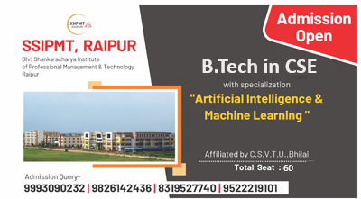 AI & ML Course SSIPMT Raipur