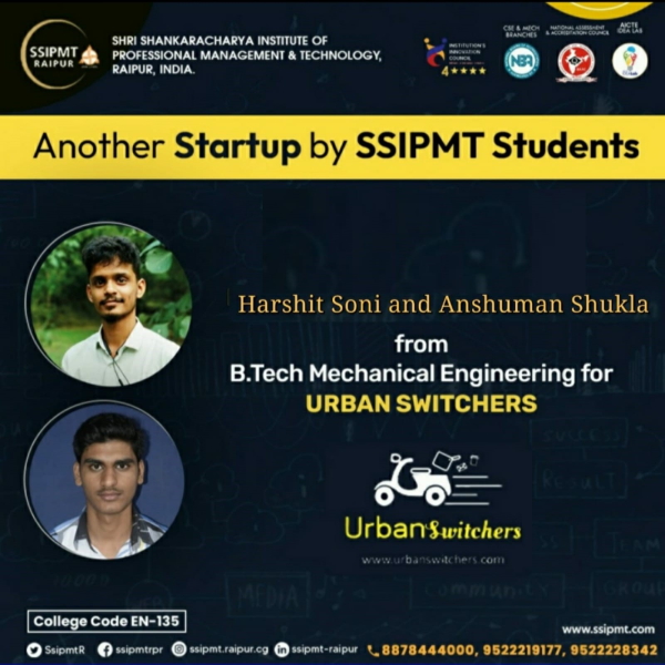 Urban Switchers, SSIPMT Raipur