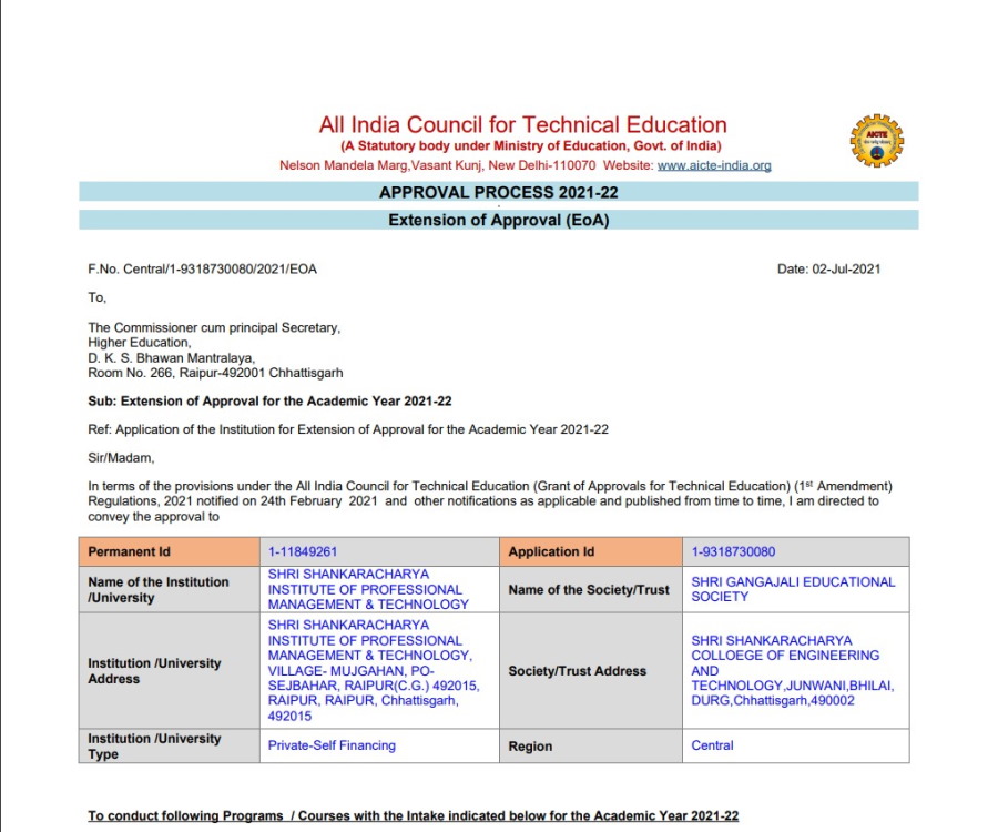 EOA Report SSIPMT Raipur