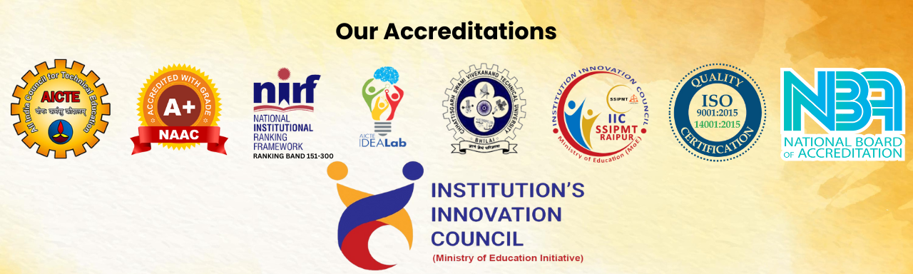 Accreditations, SSIPMT Raipur